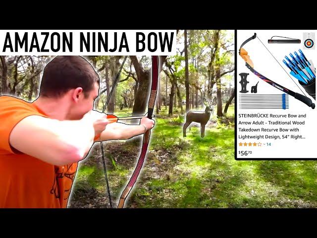 $50 AMAZON NINJA RECURVE BOW!