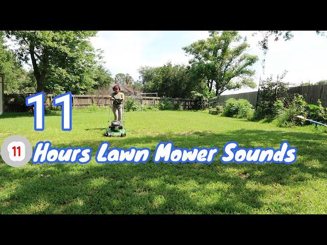 11 hrs LAWN MOWER Sounds White Noise for Sleeping, ASMR| Better Quality Sounds in Wav.Files