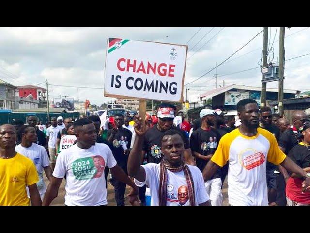 WOW, THE LOVE AND SPIRIT OF THE NDC WAS BOILING AS 24 HOUR ECONOMY WALK WAS ROUTED IN MADINA TODAY