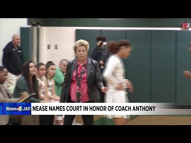 Big honor: Nease names basketball court after longtime coach Sherri Anthony