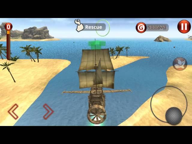 Flying Pirate Ship Simulator | Gameplay Video