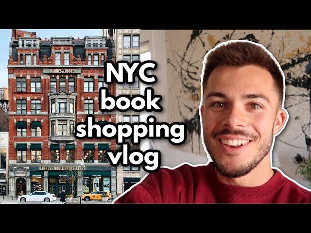 british book nerd goes to Barnes & Noble for the first time (new york vlog)