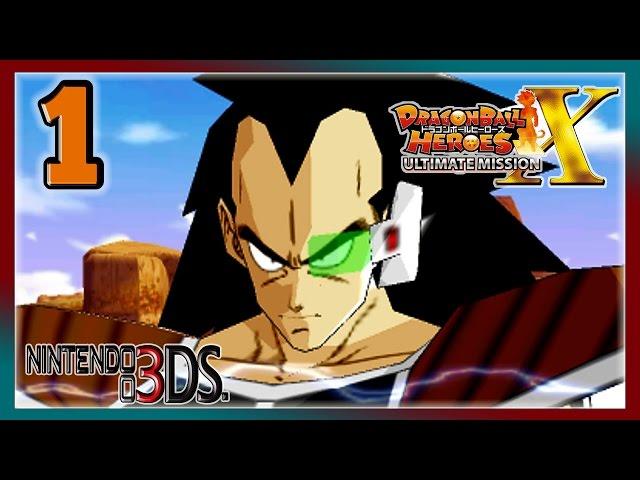 Dragon Ball Heroes Ultimate Mission X Part 1 [3DS] Intro - Vs Raditz