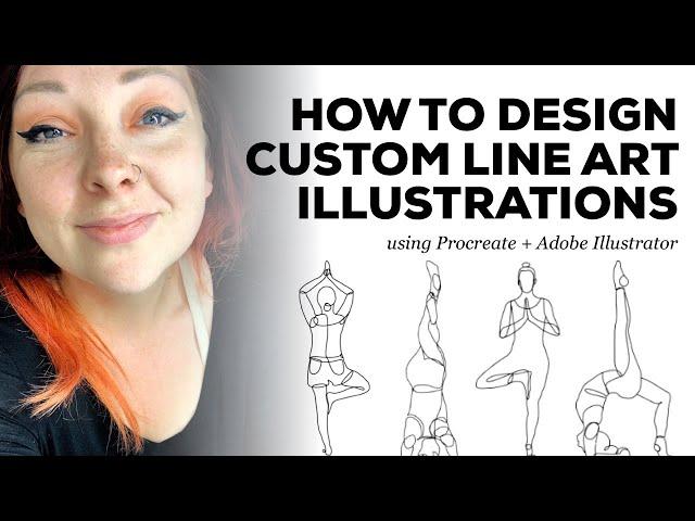 How to Create Clean LINEART drawing in Procreate (TUTORIAL!)