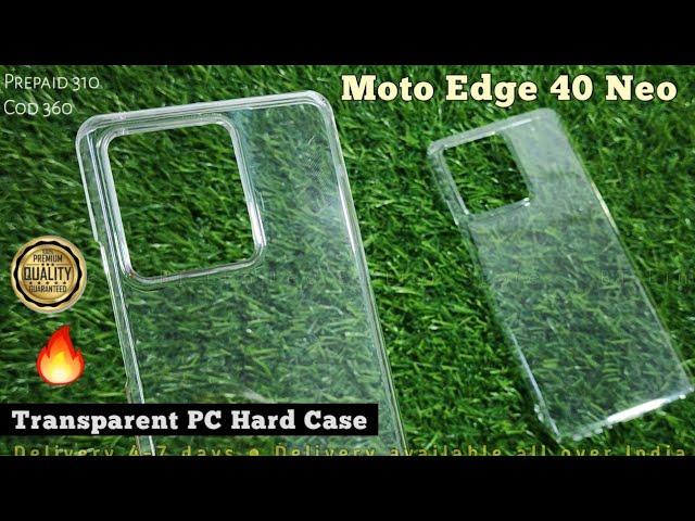 Moto Edge 40 Neo Back Cover ! Moto Edge 40 Neo Transparent PC Hard Back Cover