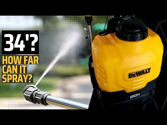 Dewalt Battery Powered Backpack Sprayer