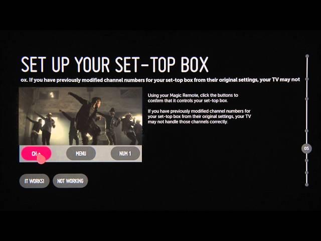 LG Smart TV with webOS - Setup Wizard
