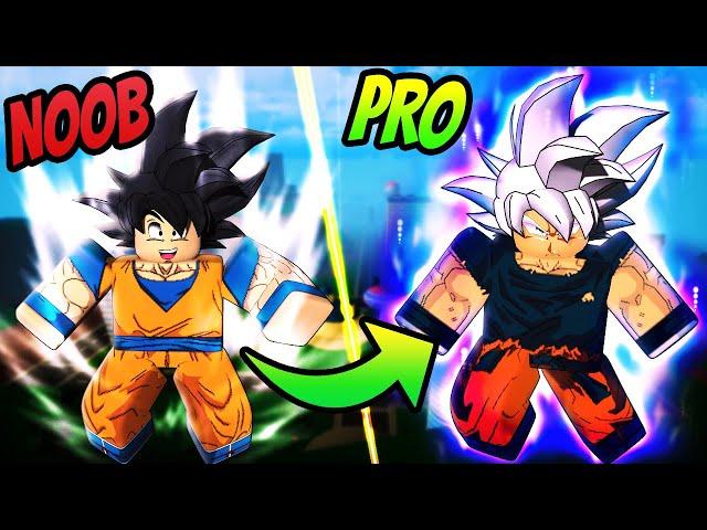 Becoming Mastered Ultra Instinct Goku In One Video Dragon Ball Roblox