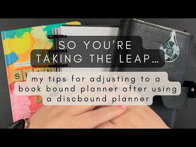 Tips for Jumping from Discbound to Bookbound | 25 Days of Planner Tips Collaboration 2024