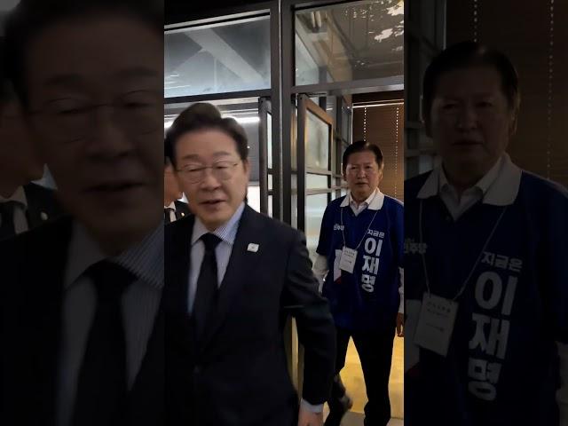 뉴스공장 출연하는 이재명후보님.