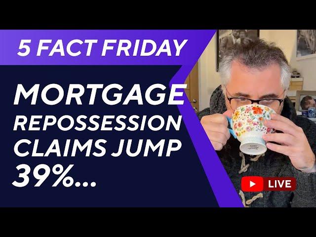 Mortgage repossession claims jump 39% - 5 Fact Friday 14 Feb