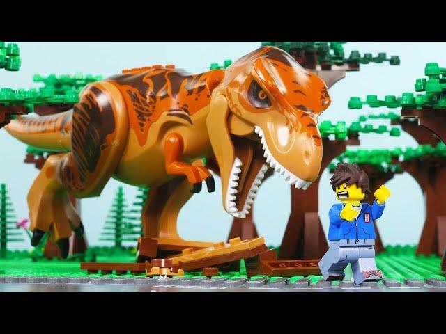 LEGO T-Rex Attack | LEGO Jurassic World Dinosaur Fight Videos | Billy Bricks Compilations