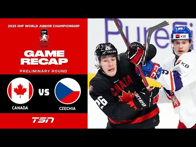 2025 World Junior Championship Pre-Tournament Game Extended Highlights: Canada vs. Czechia