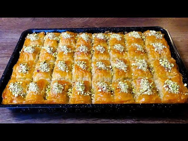 Baklava with Walnuts and Ready-Made Crusts. Proven Recipe!