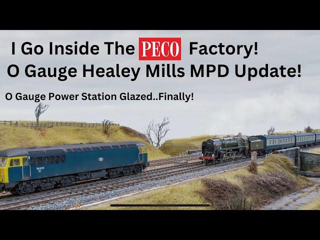 Inside The PECO Factory To See How Track Is Manufactured! Plus Update On The Huge Healey Mills MPD!