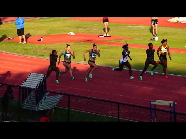 Women's 100m Final Heat 1 Pure Athletics Spring Invitational 2023