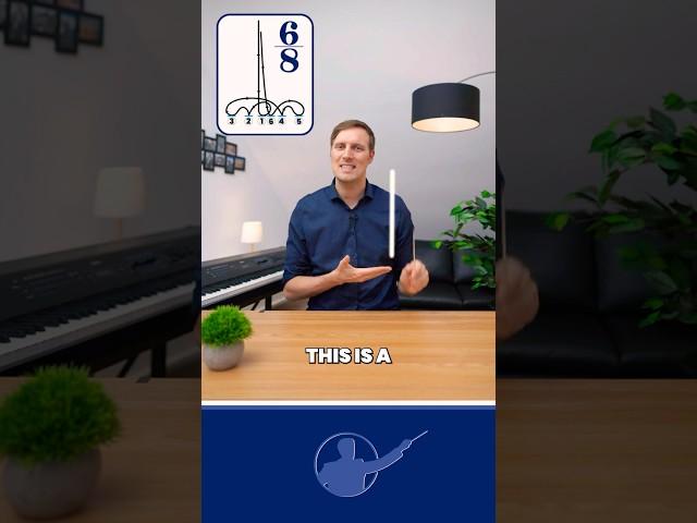 6/8 Conducting Pattern #musicconductor