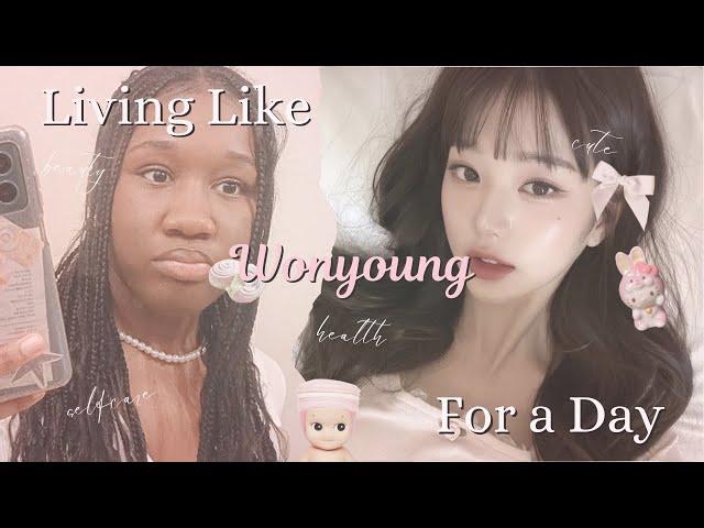 living like *WONYOUNG* for a day (realistic) || pilates, wonyoungism, health, selfcare, cute