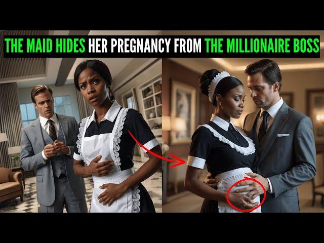 THE MAID HIDES HER PREGNANCY FROM THE MILLIONAIRE BOSS FEARING SHE WILL BE FIRED BUT...