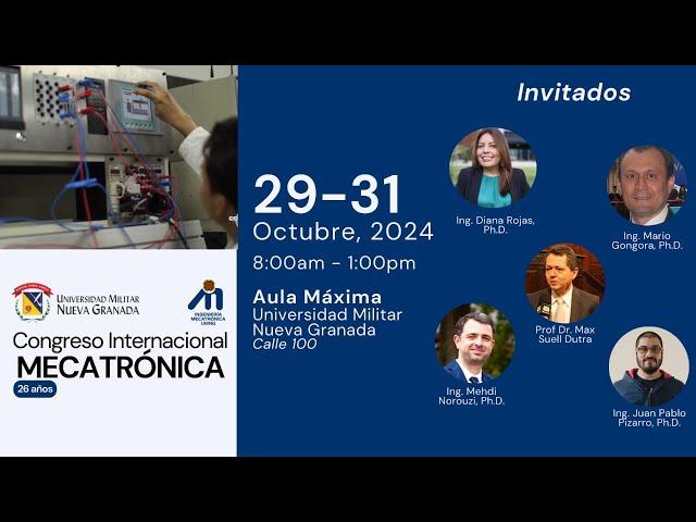 EVENTO INTERNACIONAL INGENIERIA EN MECATRÓNICA 26 AÑOS