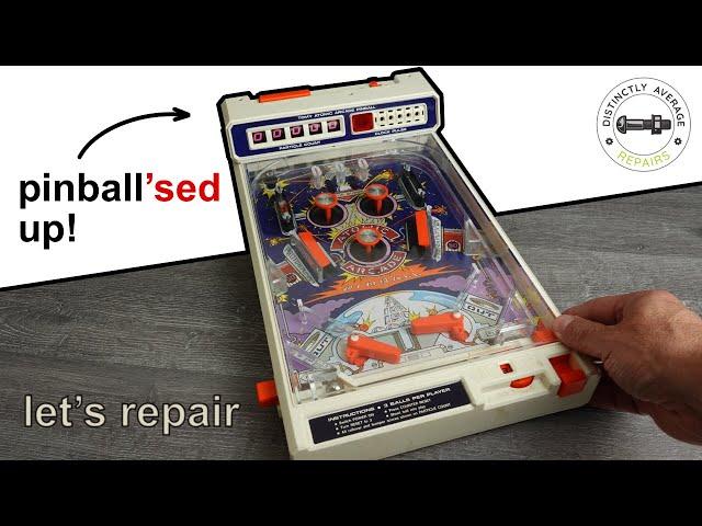 Tomy ATOMIC Pinball Game from 1979 - Can I REPAIR it?