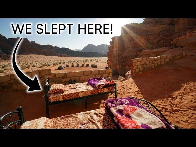 We Slept Here for Only 8 DOLLARS! | Wadi Rum, Jordan 