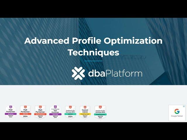 Advanced Profile Optimization Techniques