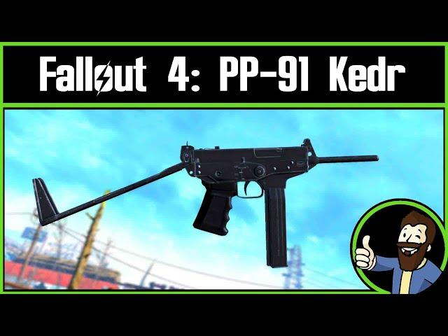 Fallout 4 Mod Review: PP-91 Kedr by AnotherOne