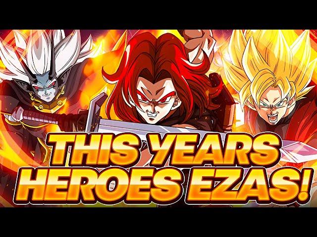 THIS YEARS HEROES EZA'S! WHO ARE THEY AND WHAT WILL THEY BE LIKE? (Dokkan Battle)