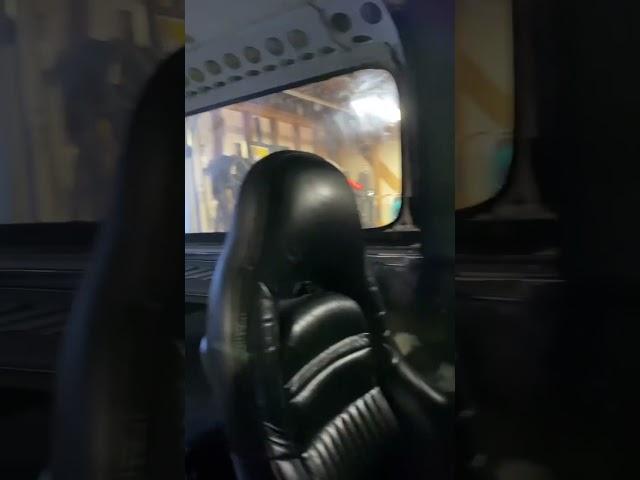 Body swapped corvette/k5 blazer “Blahvette” inside view!