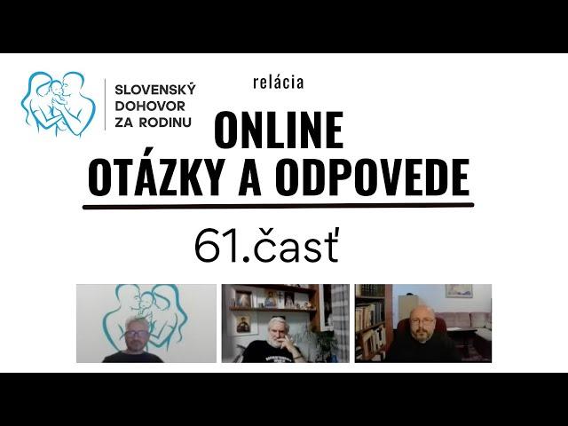 Online špeciál – Otázky a odpovede (61. časť) PREMIÉRA