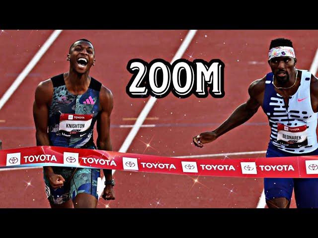 Men's 200m Final - USATF Outdoor Championships 2023 (Erriyon Knighton, Kerley, Bednarek, Coleman)