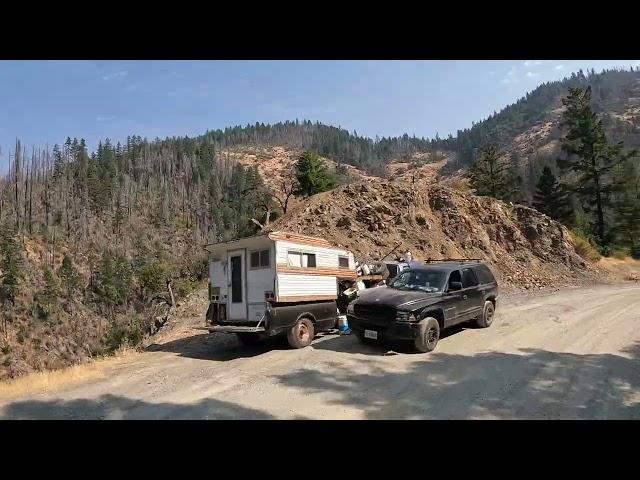 Driving Down A Southern Oregon Road. 4K