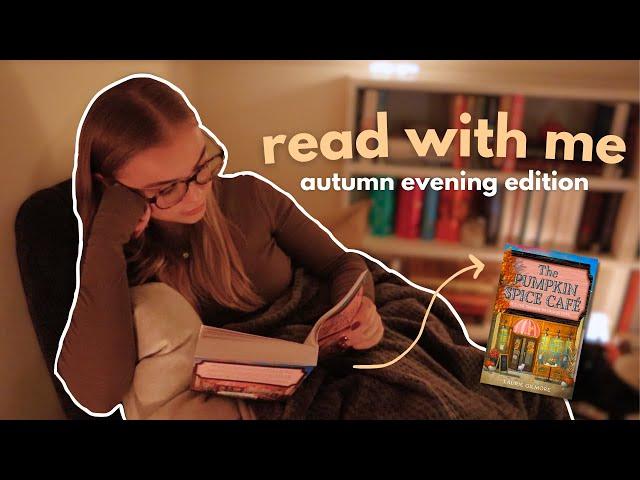 real time read with me *autumn evening edition* ️ (45 minutes with cozy background music)