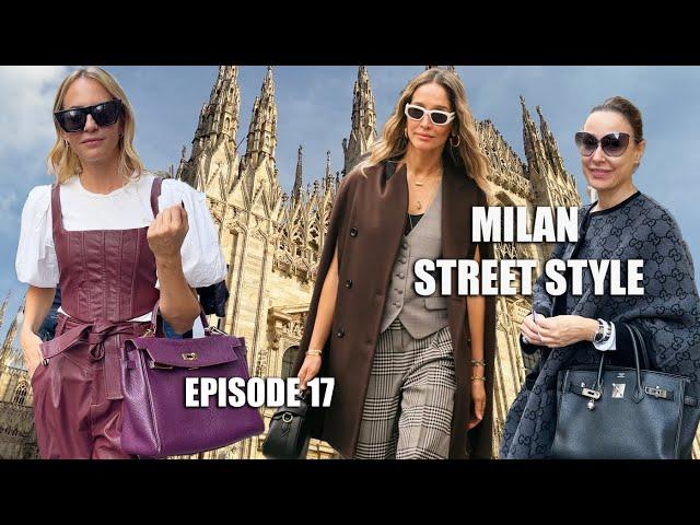 WHAT EVERYONE IS WEARING IN MILAN part2 → Milan Street Style Milan Fashion → EPISODE.17