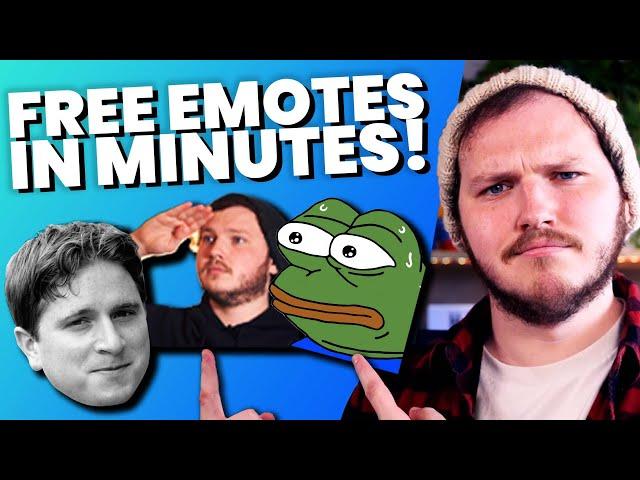 How To Make & Animate Twitch Emotes For FREE (No Software!)