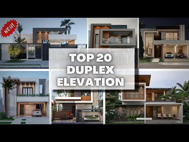 Top 20 Duplex Building Front Elevation Design New In 2022 | Latest double floor House | Modern Ideas