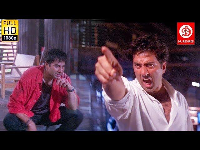 Sunny Deol Dialogue Climax Action scene -  Raveena Tandon, Anupam Kher - Ziddi Superhit Hindi Movie