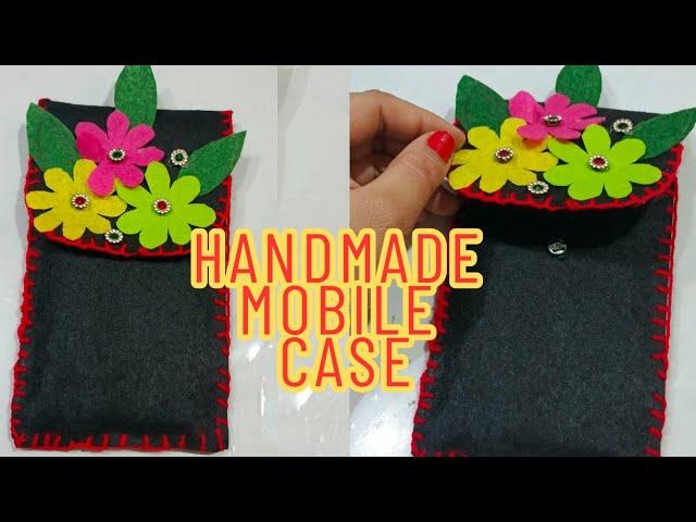 how to make phone case at home || mobile phone cover making at home | felt fabric craft ideas||