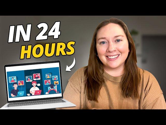 How to Create an Online Workshop in 24hrs (Make $3,059 per week)