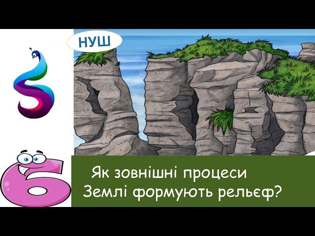 Як зовнішні процеси на Землі формують рельєф