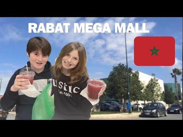 American Mom & Kids First Time to Rabat Mega Mall | Morocco 