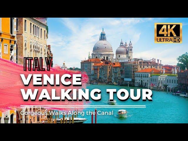 Venice, Italy Walking Tour | Discover the Canals of Italy [ 4K HD / 60fps ]