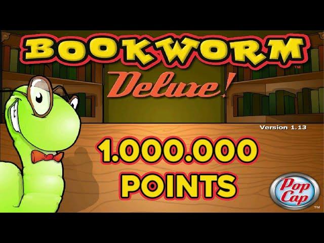 Bookworm Deluxe (PC 2003) by PopCap - HD Gameplay: 1 Million Points - No Commentary