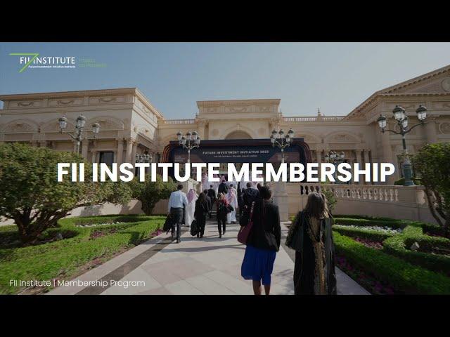 Become a FII Institute member and join the #movement towards an #ImpactOnHumanity