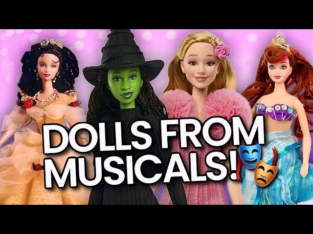 Dolls From MUSICALS! WICKED Movie Dolls FIRST LOOK! Brief History of Broadway & Film Musical Dolls!