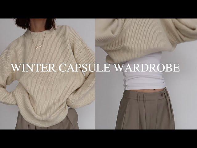 HOW TO CREATE THE PERFECT WINTER CAPSULE WARDROBE