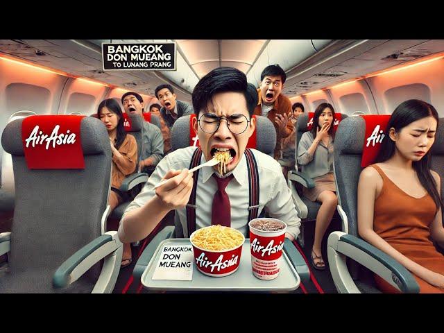 AirAsia FD1030 Bangkok to Luang Prabang: Why You Shouldn't Buy the In-Flight Meal!