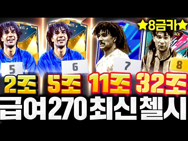 급여 270 금액별 첼시 스쿼드 이렇게 맞추세요!