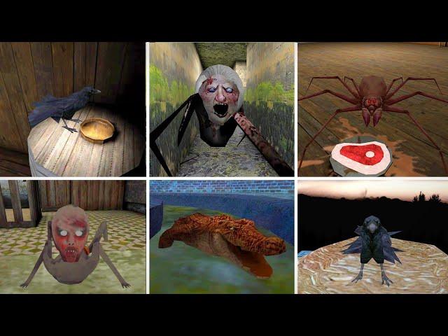 granny's all pet vs weapons funny gameplay